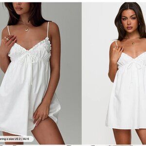 Princess Polly Alchemy Mini Dress White NWT